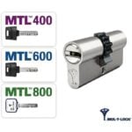 צילינדר גלגל שיניים לדלתות פלדה מולטילוק  MTL Mul-T-Lock