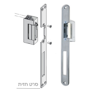 סרט חזית למנעול חבוי חשמלי